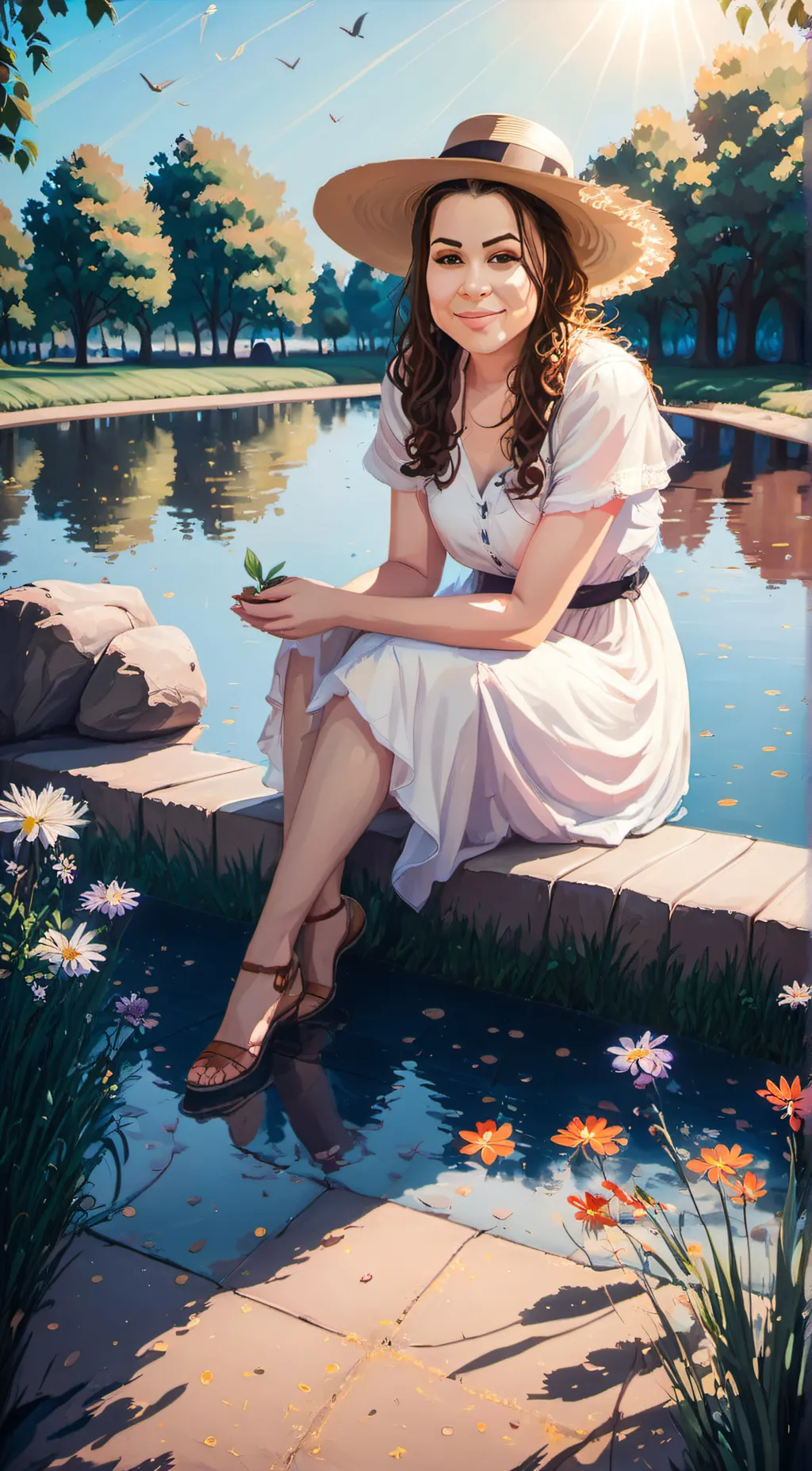 ai character: Angela background