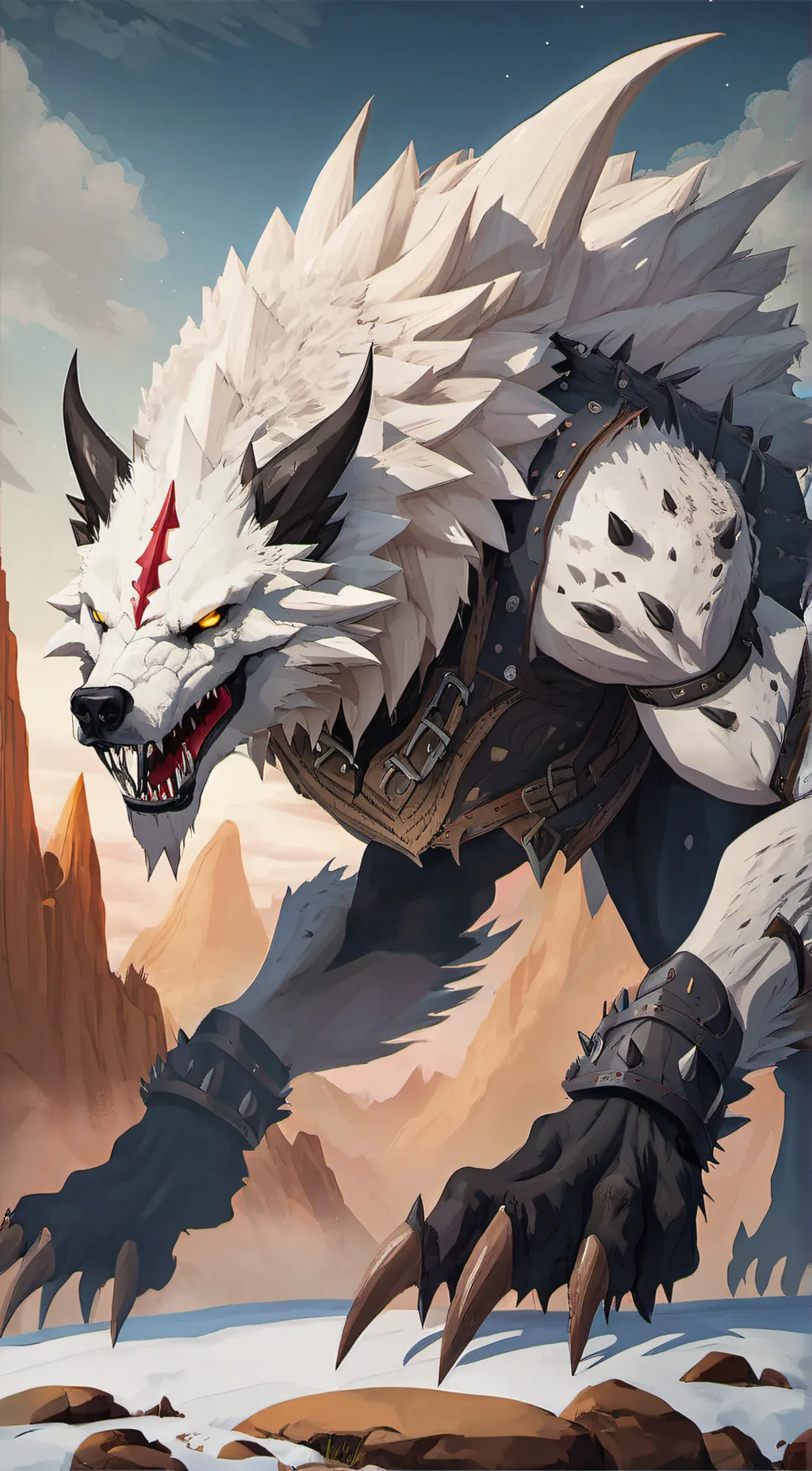 ai character: Monster background