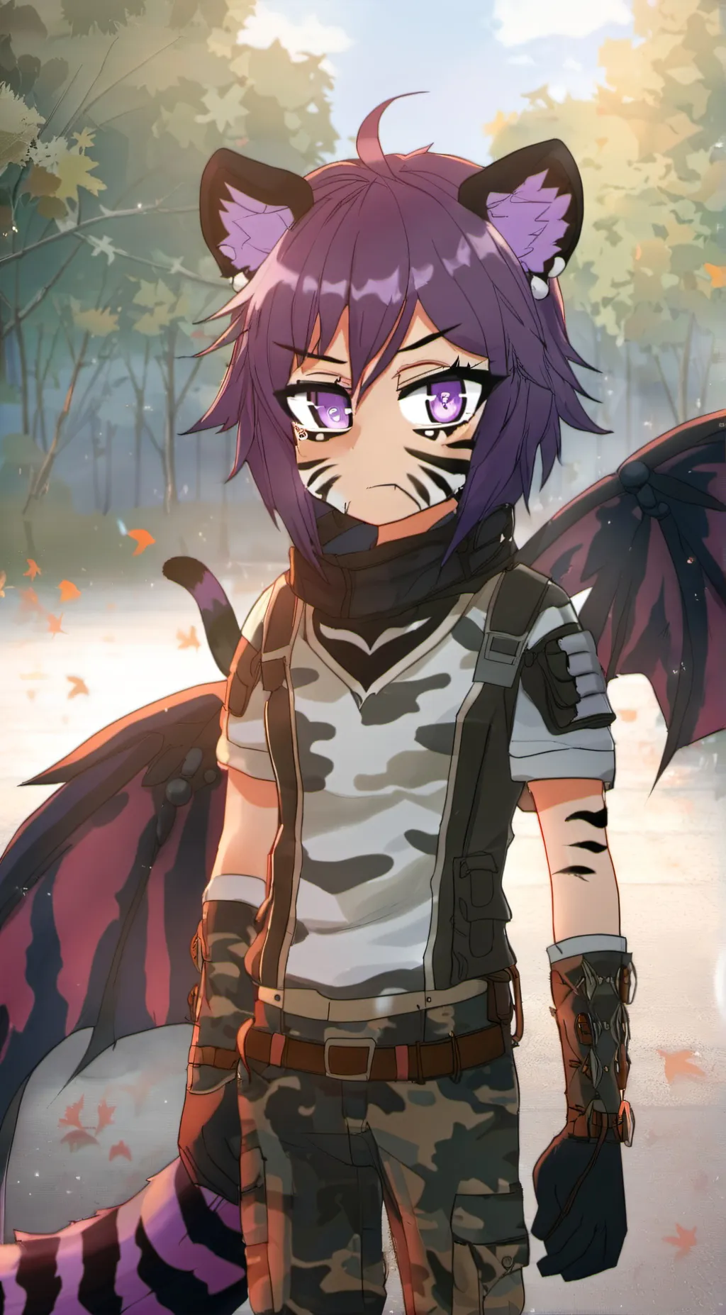 ai character: celestia  background