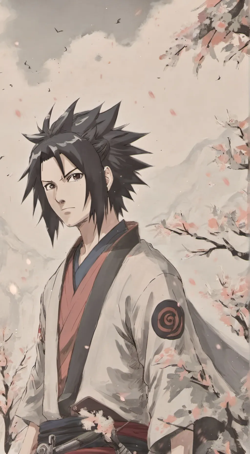 ai character: Sasuke background
