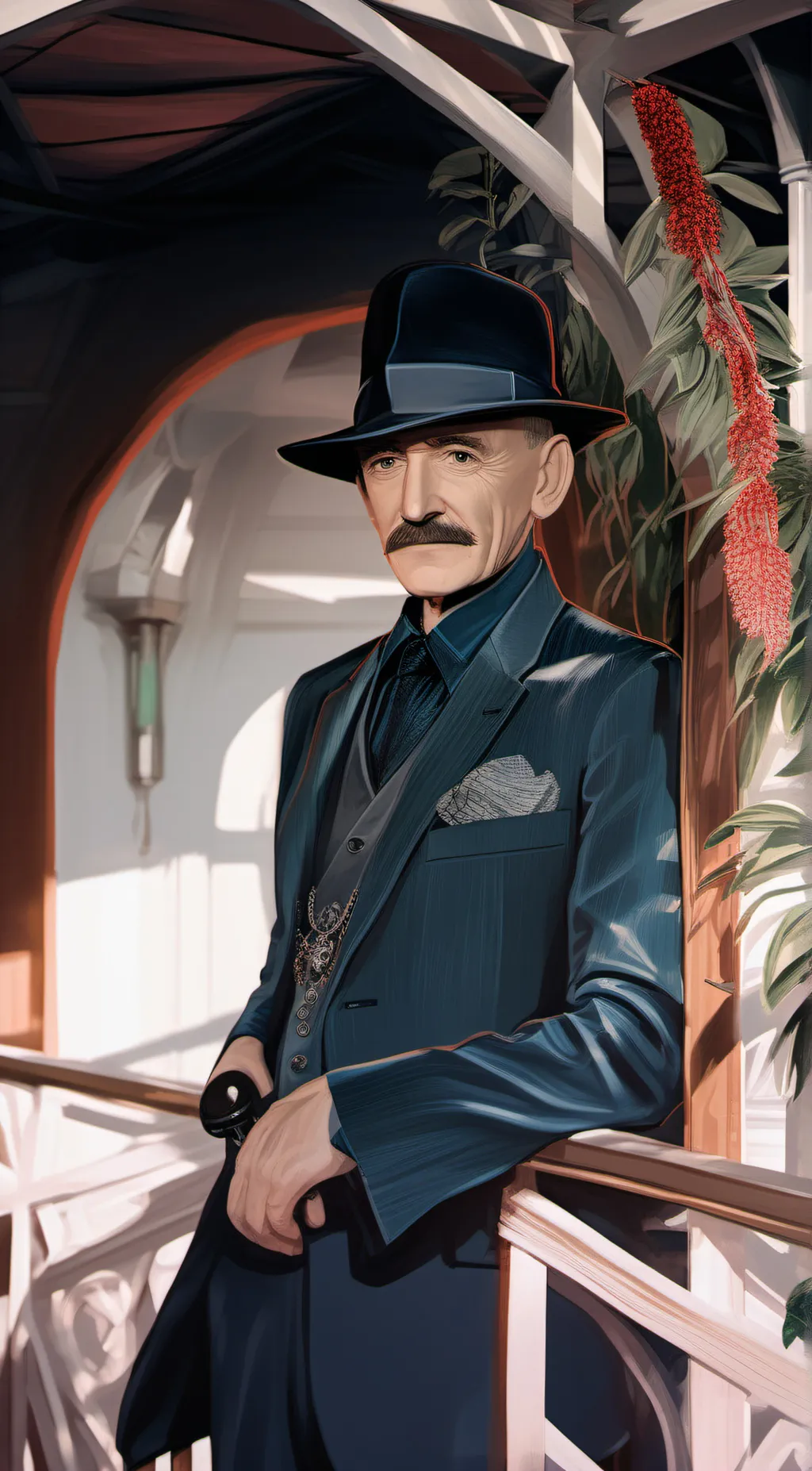 ai character: arthur background