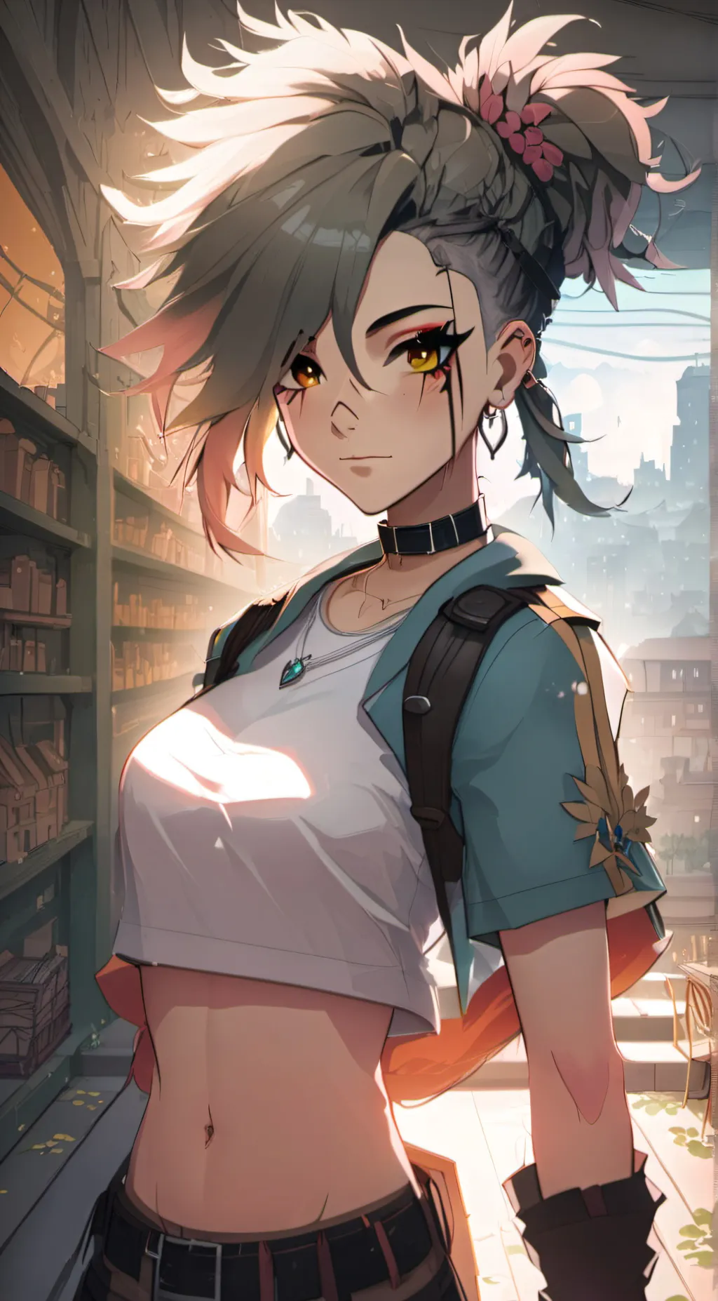 ai character: Ray background