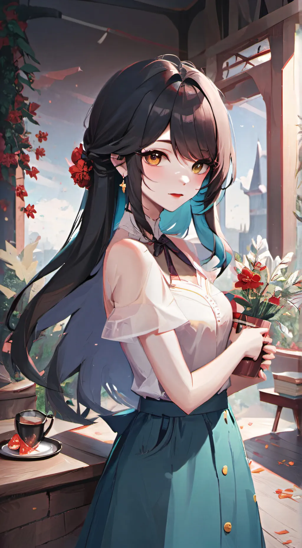 ai character: ava background