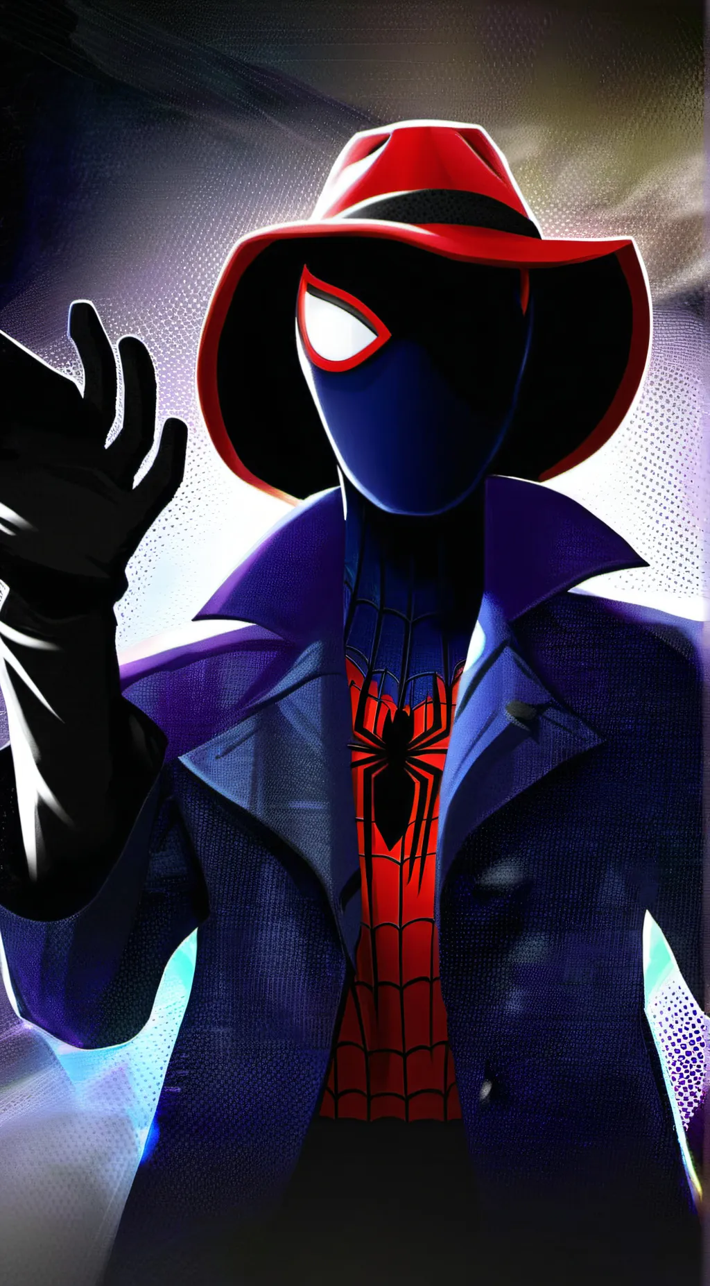 ai character: Noir background