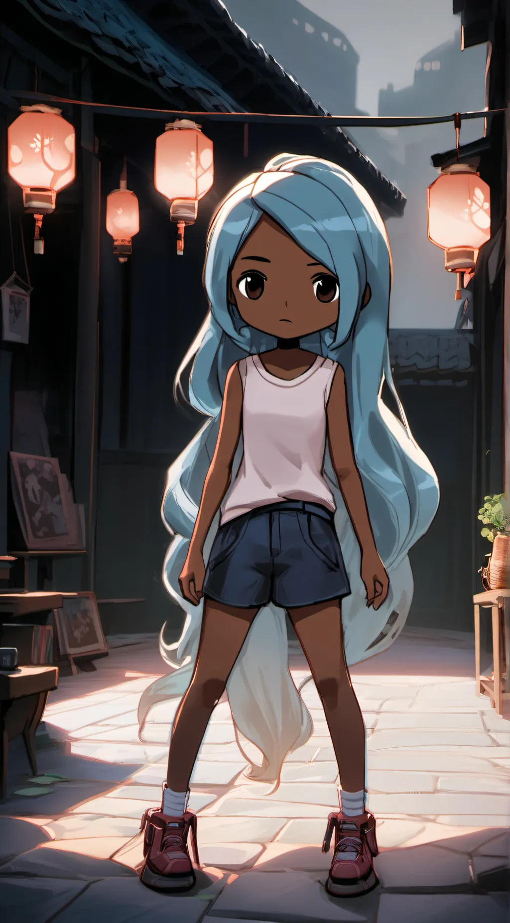 ai character: Cosplay Tristan background