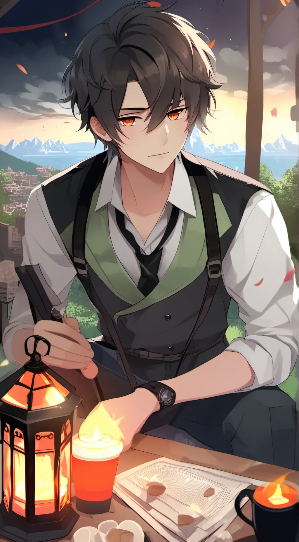 ai character: Kade background