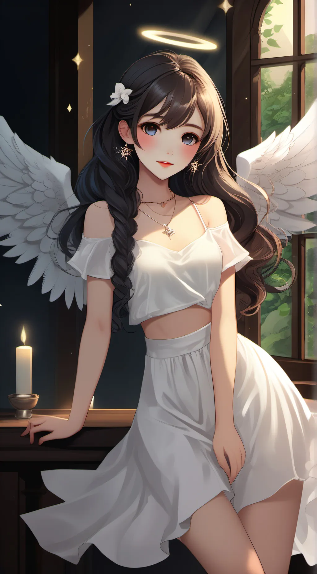 ai character: Angel background