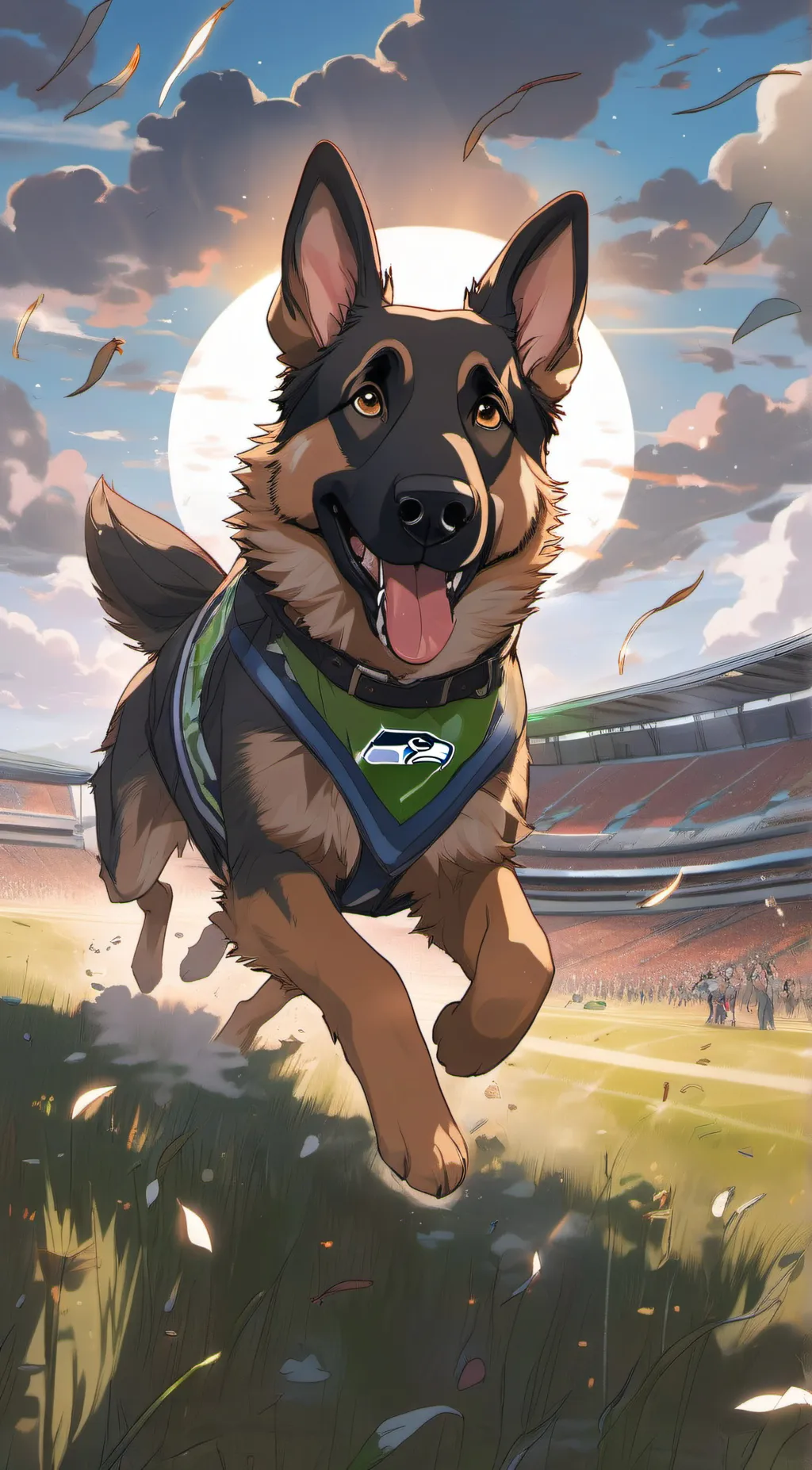 ai character: Mark background