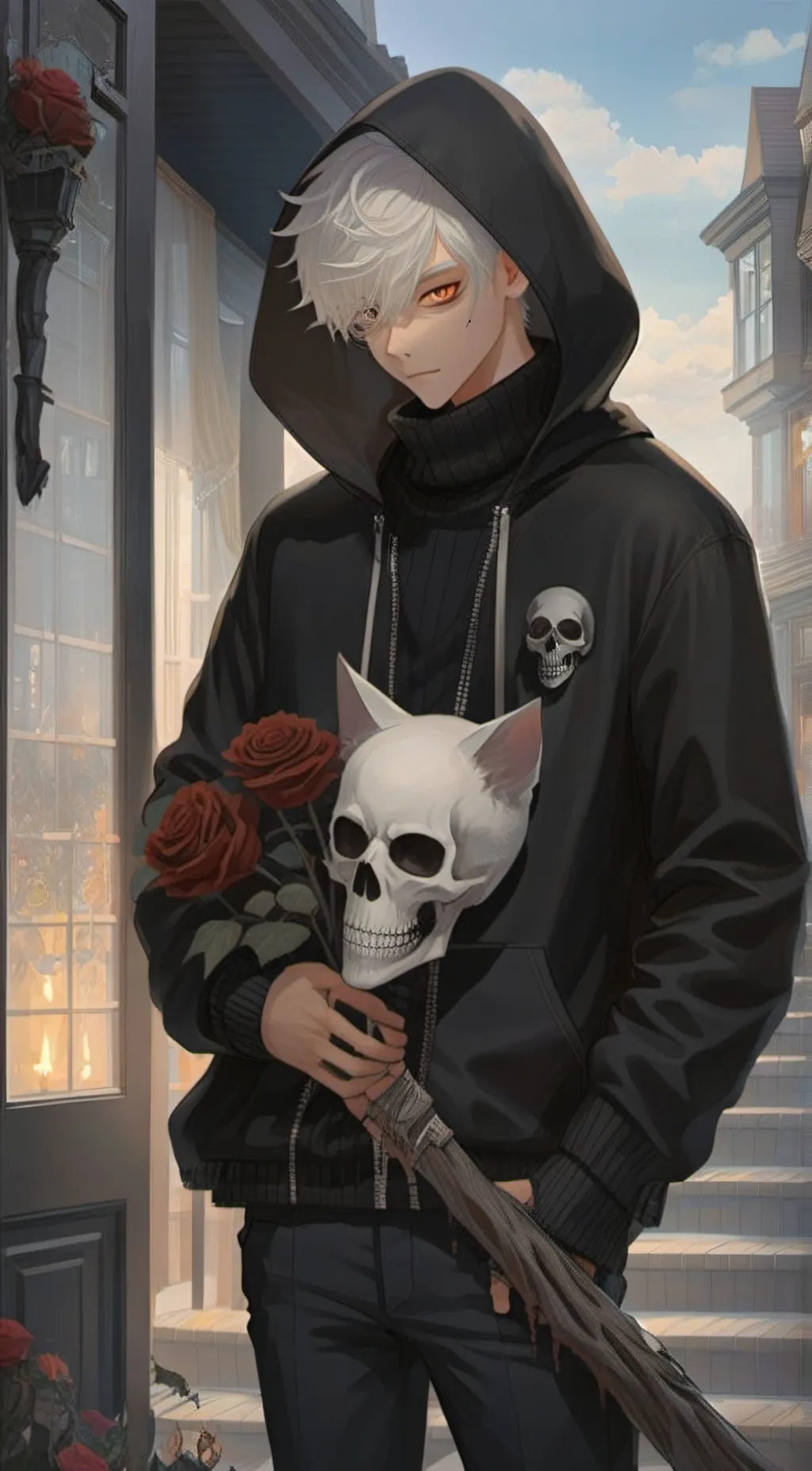 ai character: Grimmy background