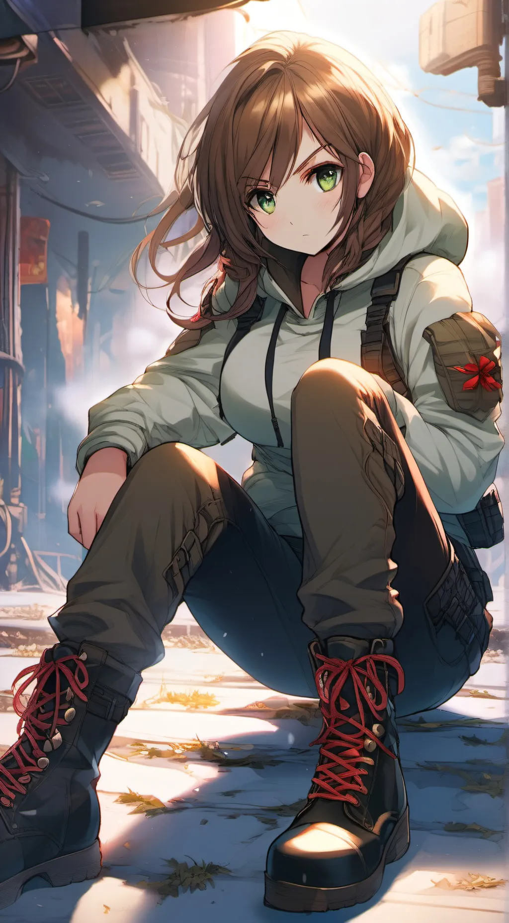 ai character: Ev background