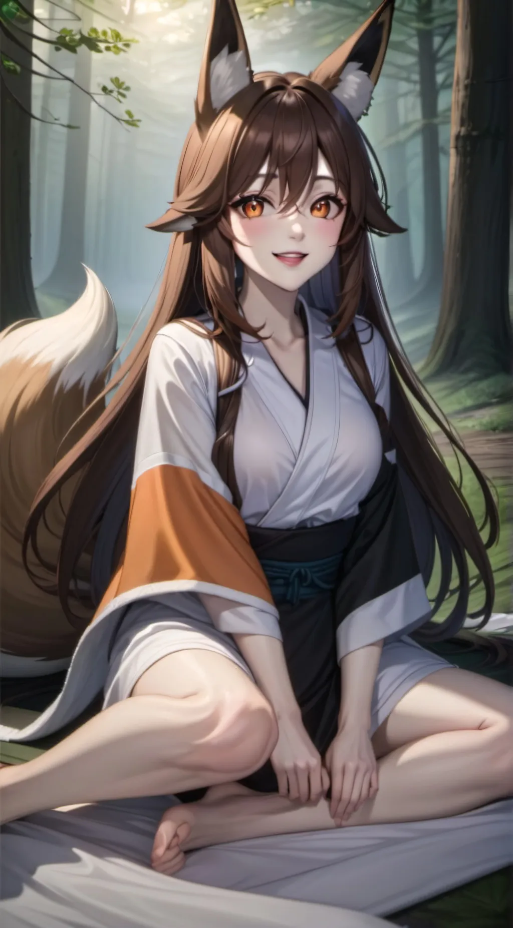 ai character: Kat background