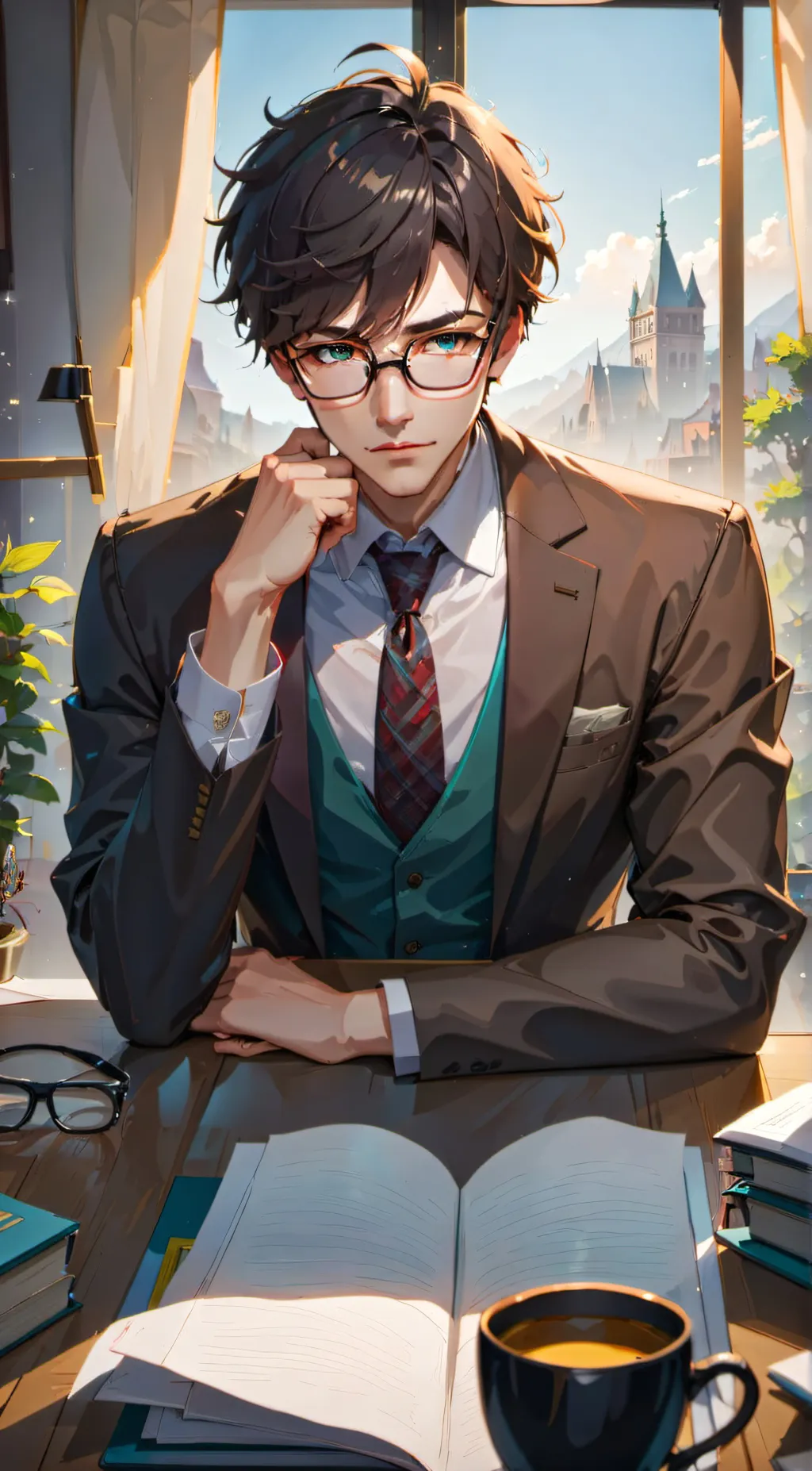 ai character: Jerry background