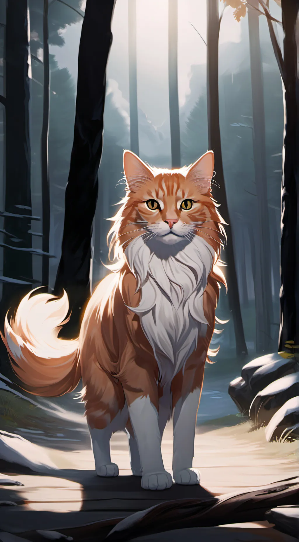 ai character: lionblaze background