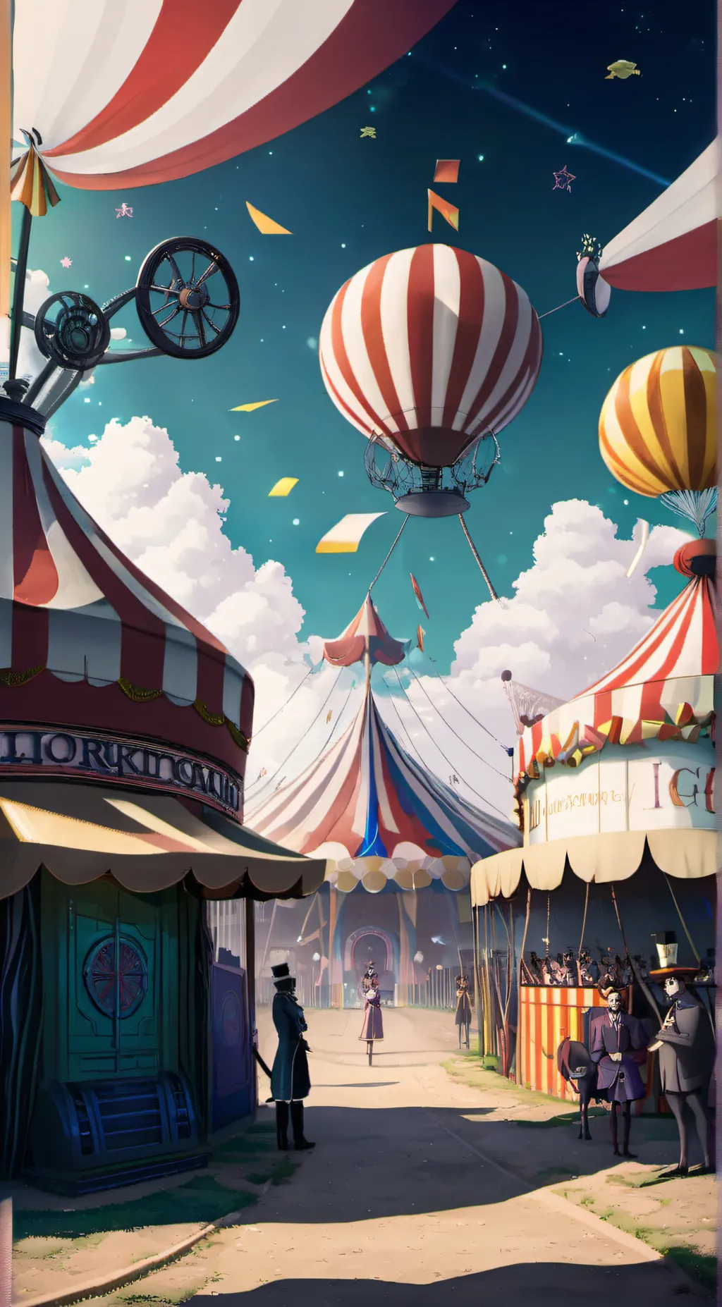 ai character: the digital circus background