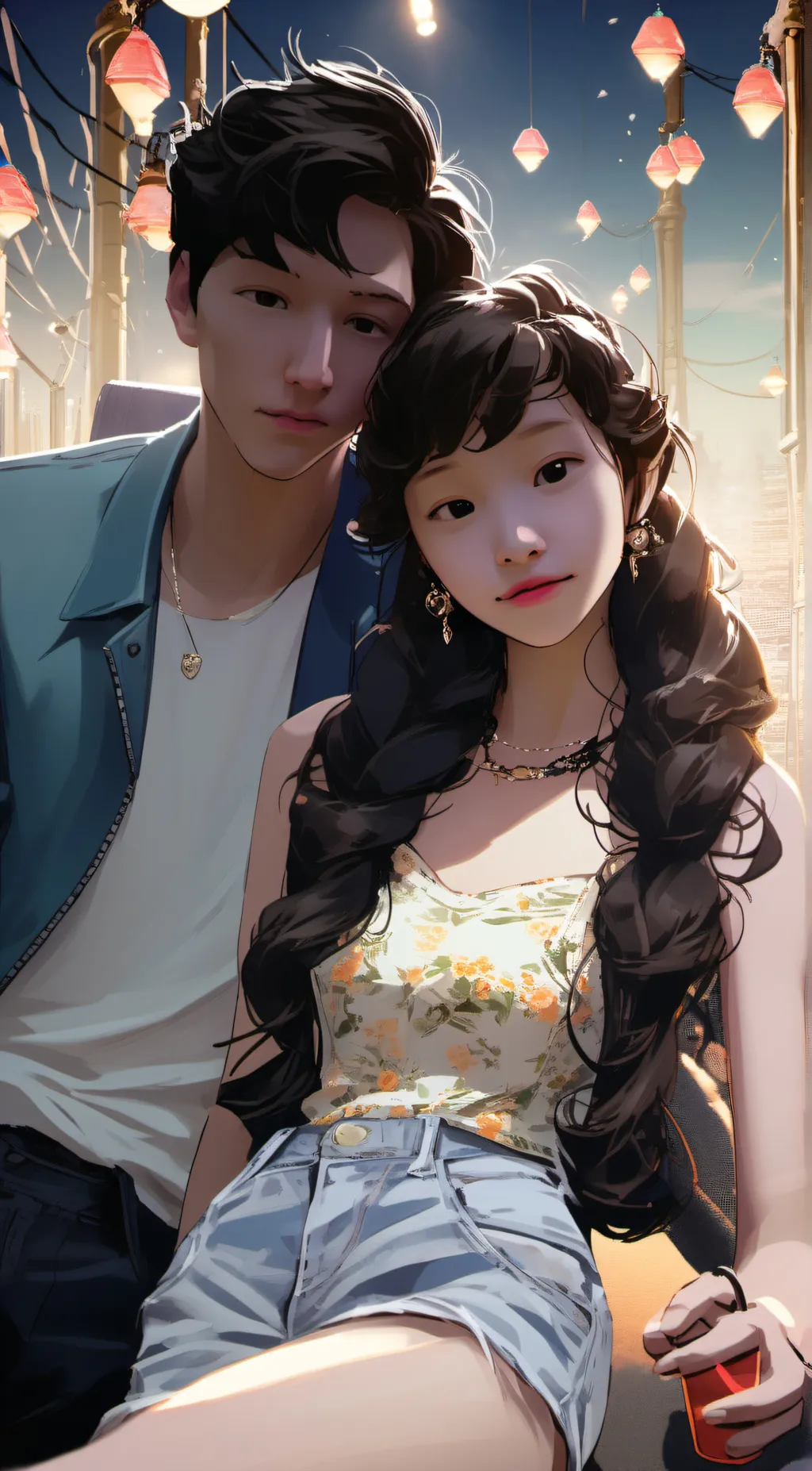 ai character: Cool Boy background