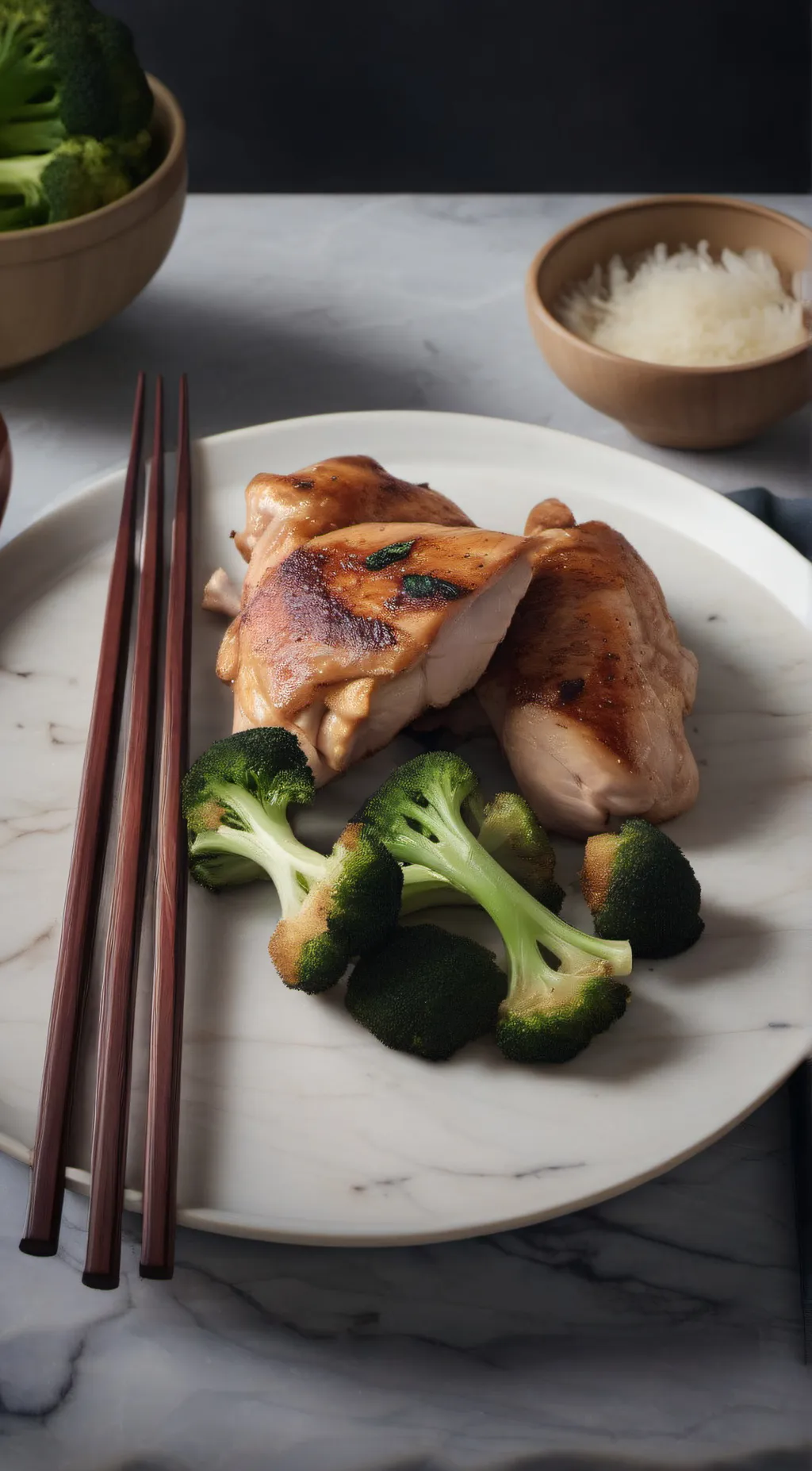 ai character: Food background