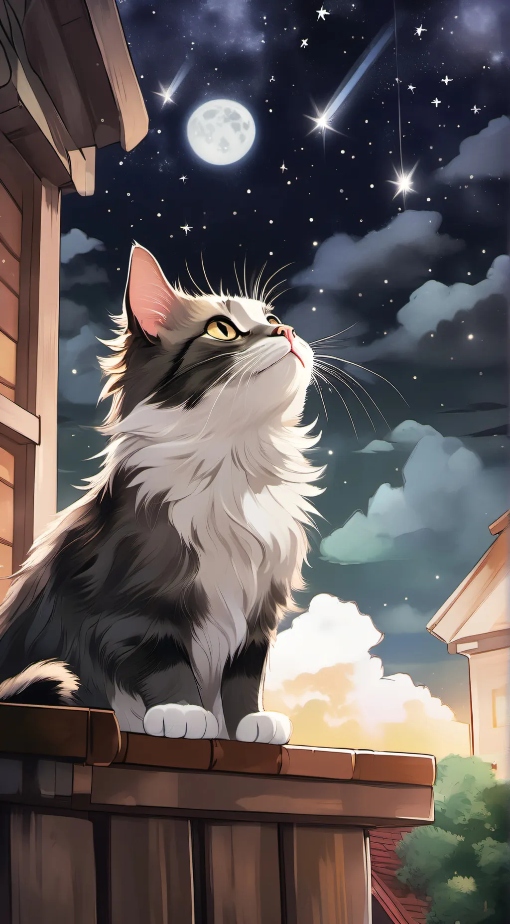 ai character: Grey background