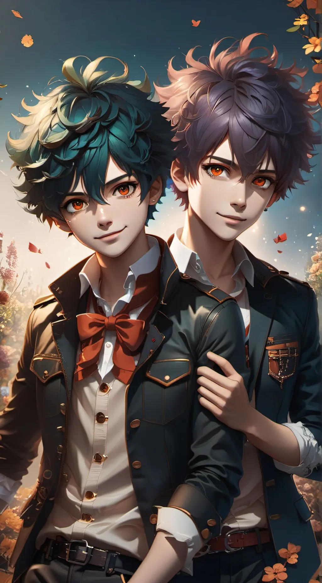 ai character: MHA/FNAF background