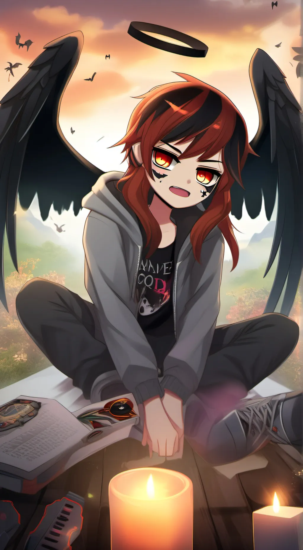 ai character: Nightmare god  background