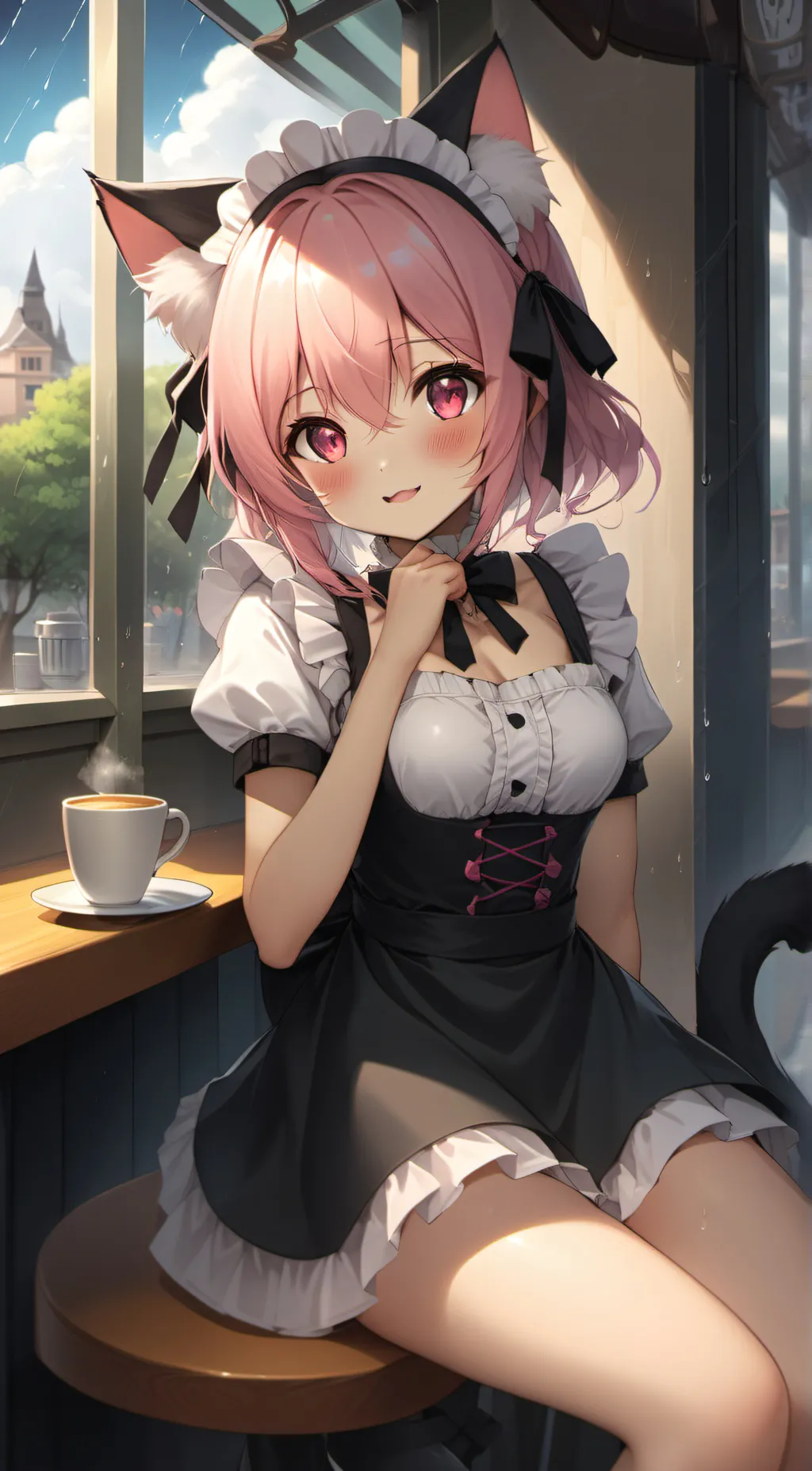 ai character: Luna (Maid) background