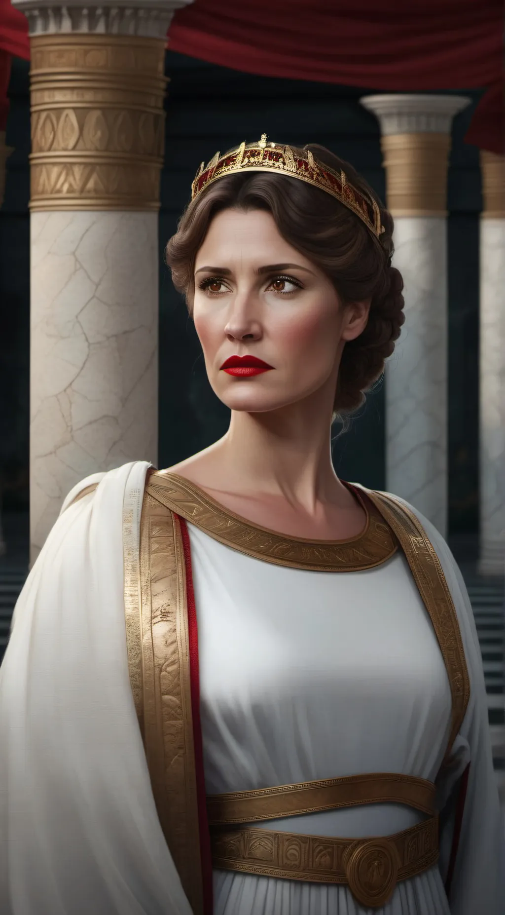 ai character: Emily Caesars background