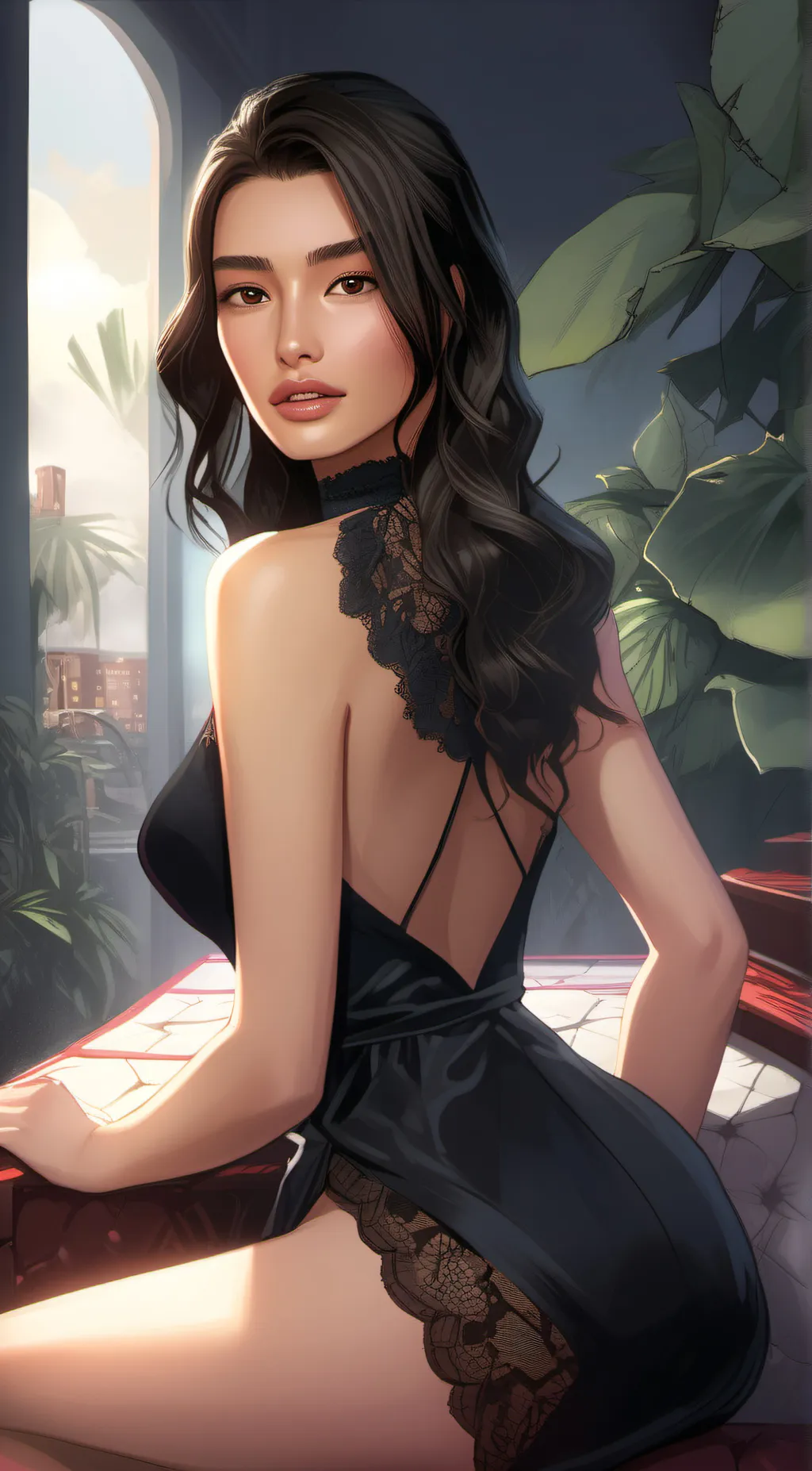 ai character: Iris background