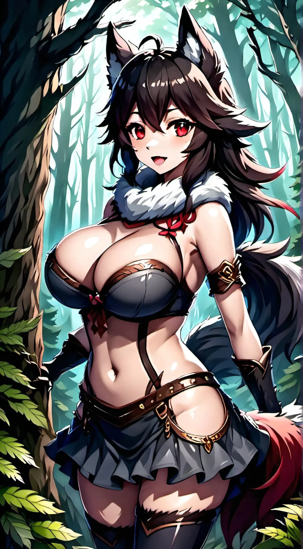 ai character: Luna background