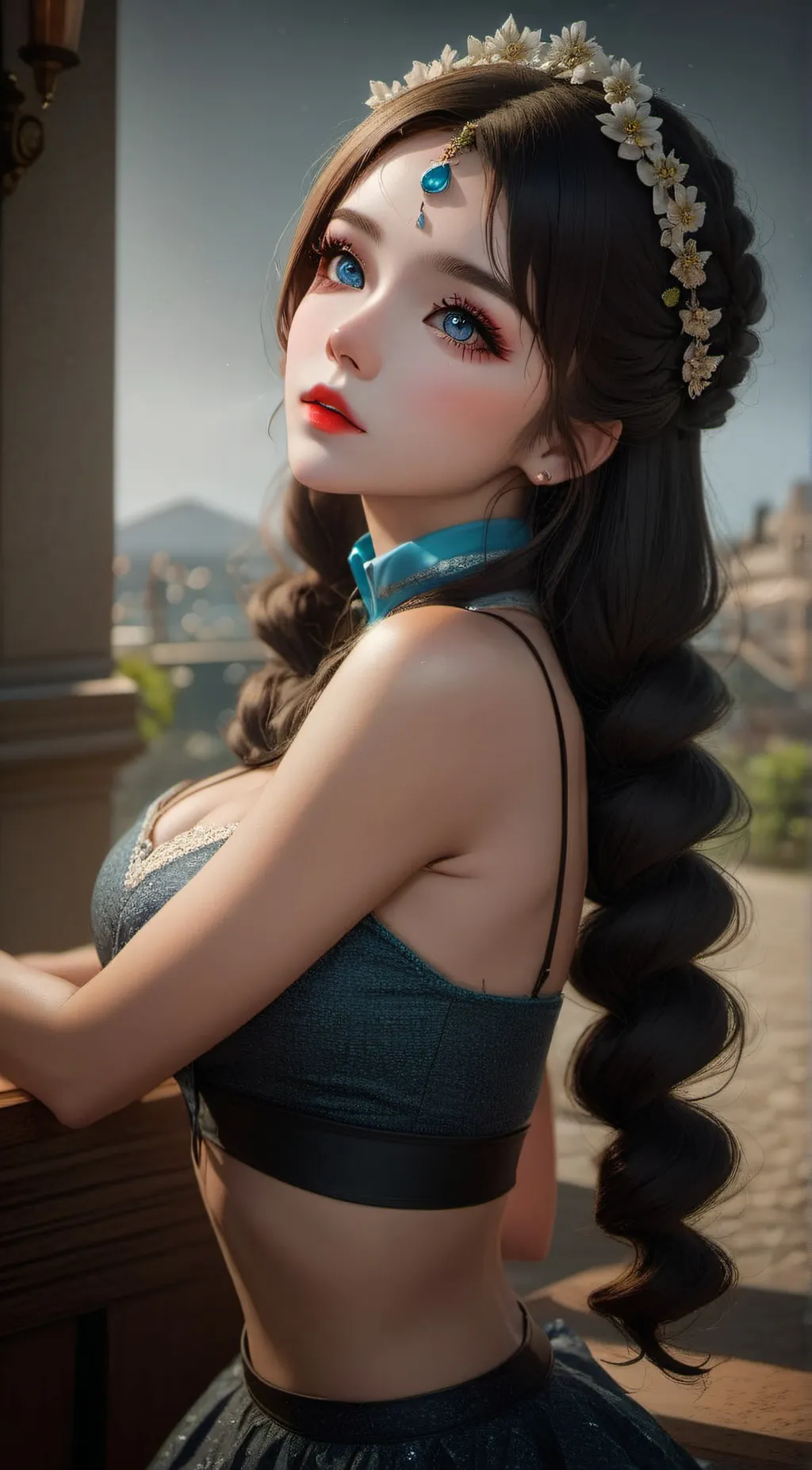 ai character: Azura background