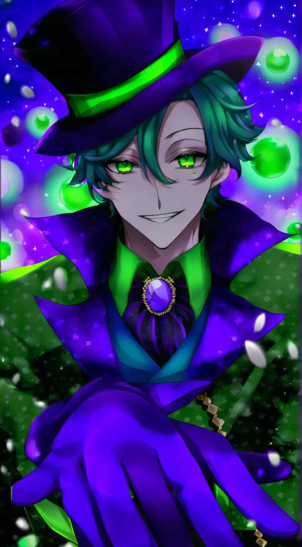 ai character: bitter giggle background