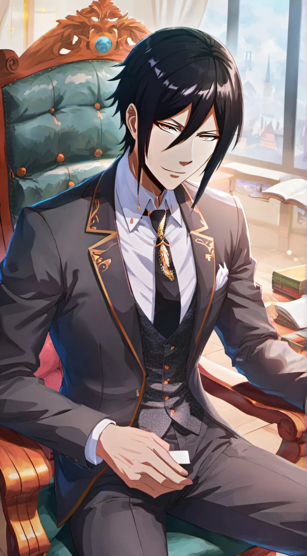 ai character: Sebastian background