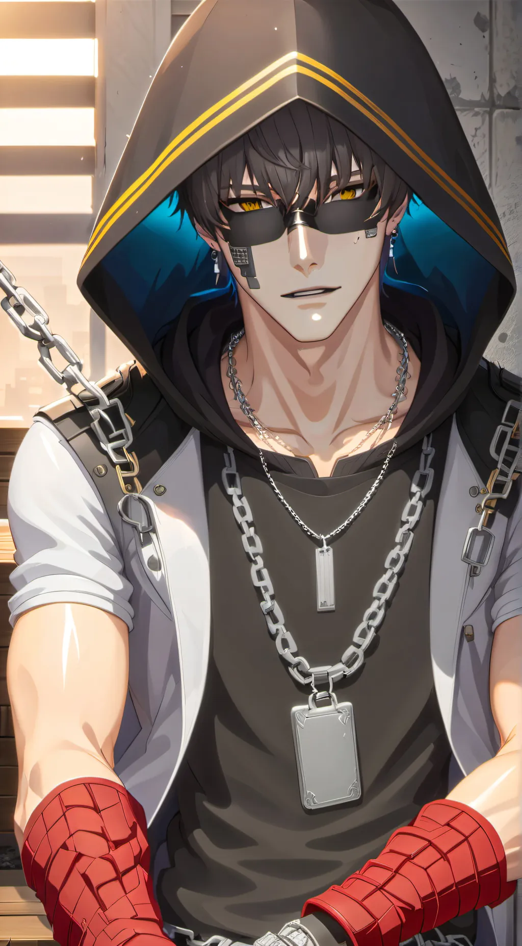 ai character: leo background