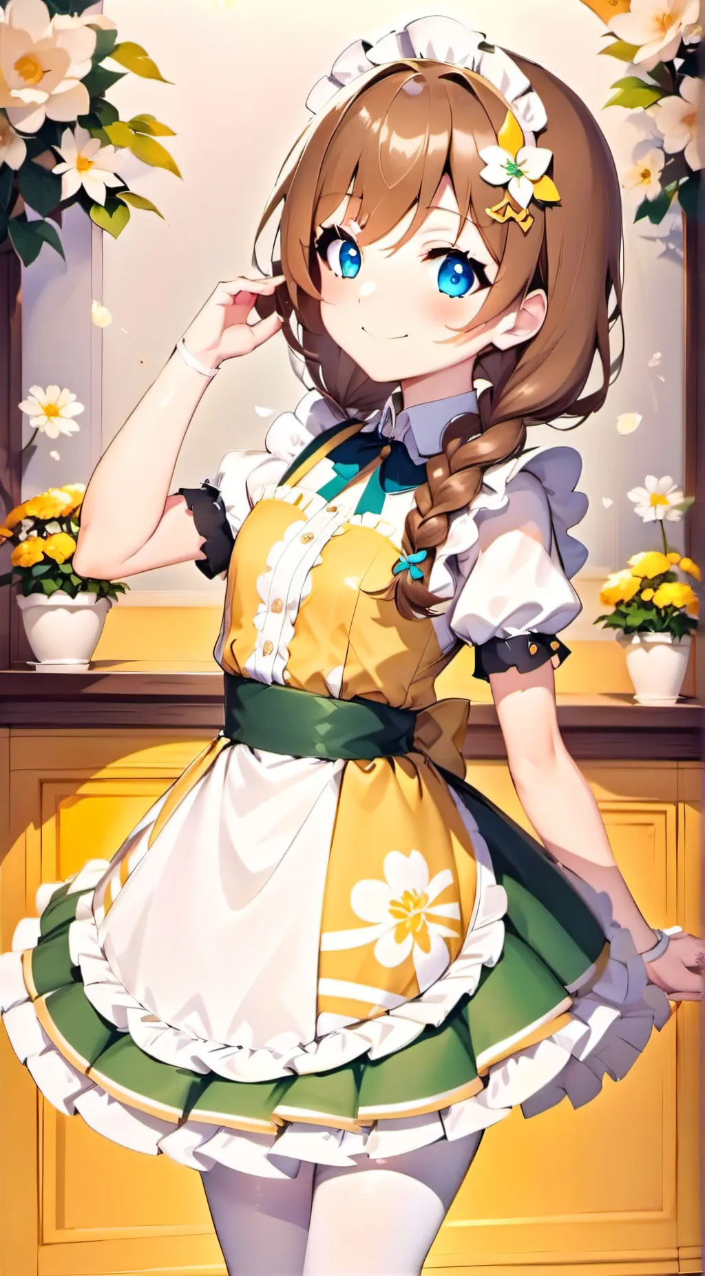 ai character: Yūme Naniwa background