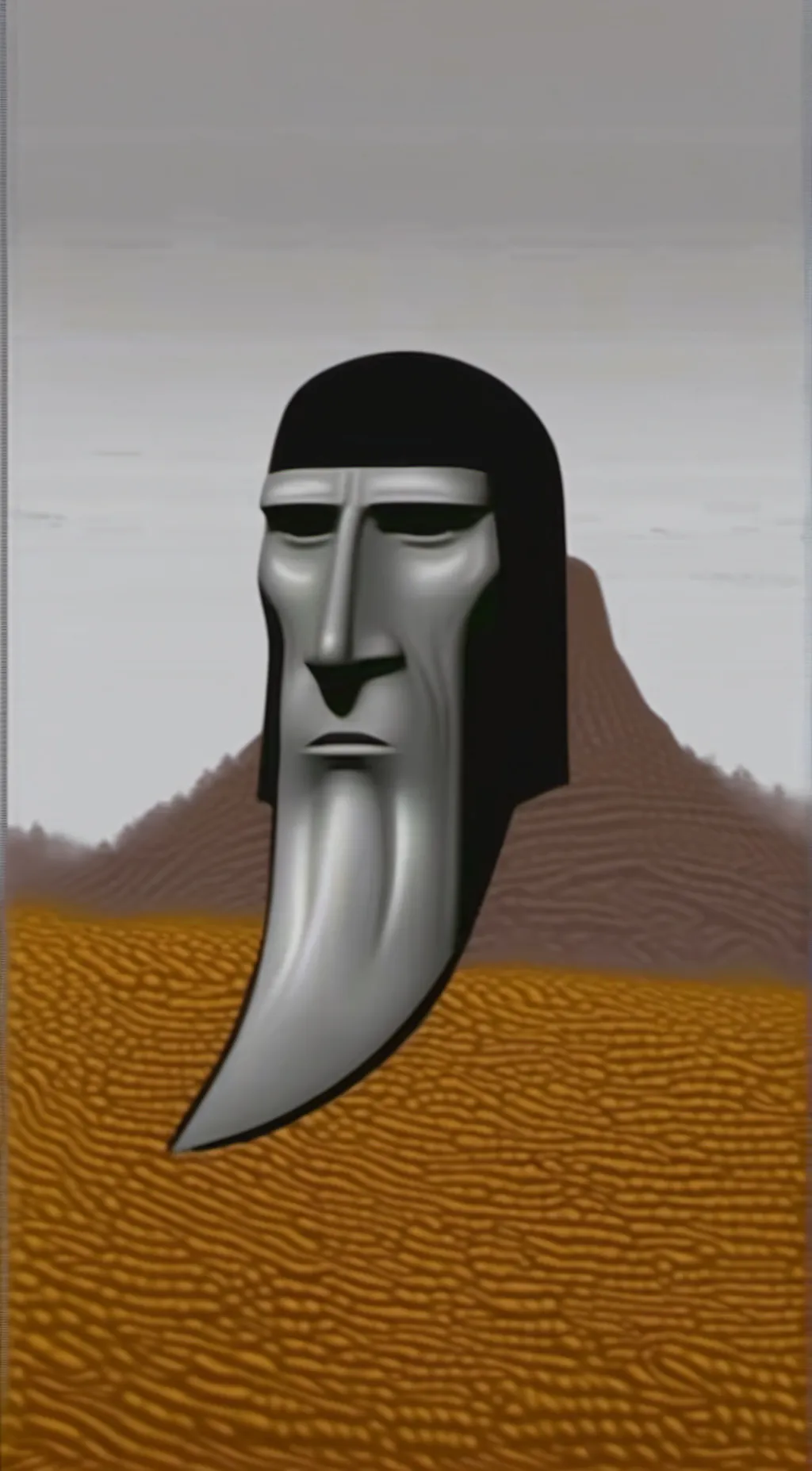 ai character: moyai🗿 background