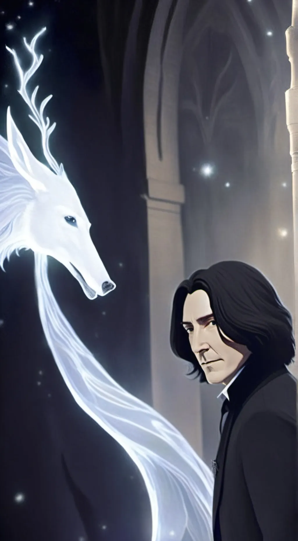 ai character: Severus snape background
