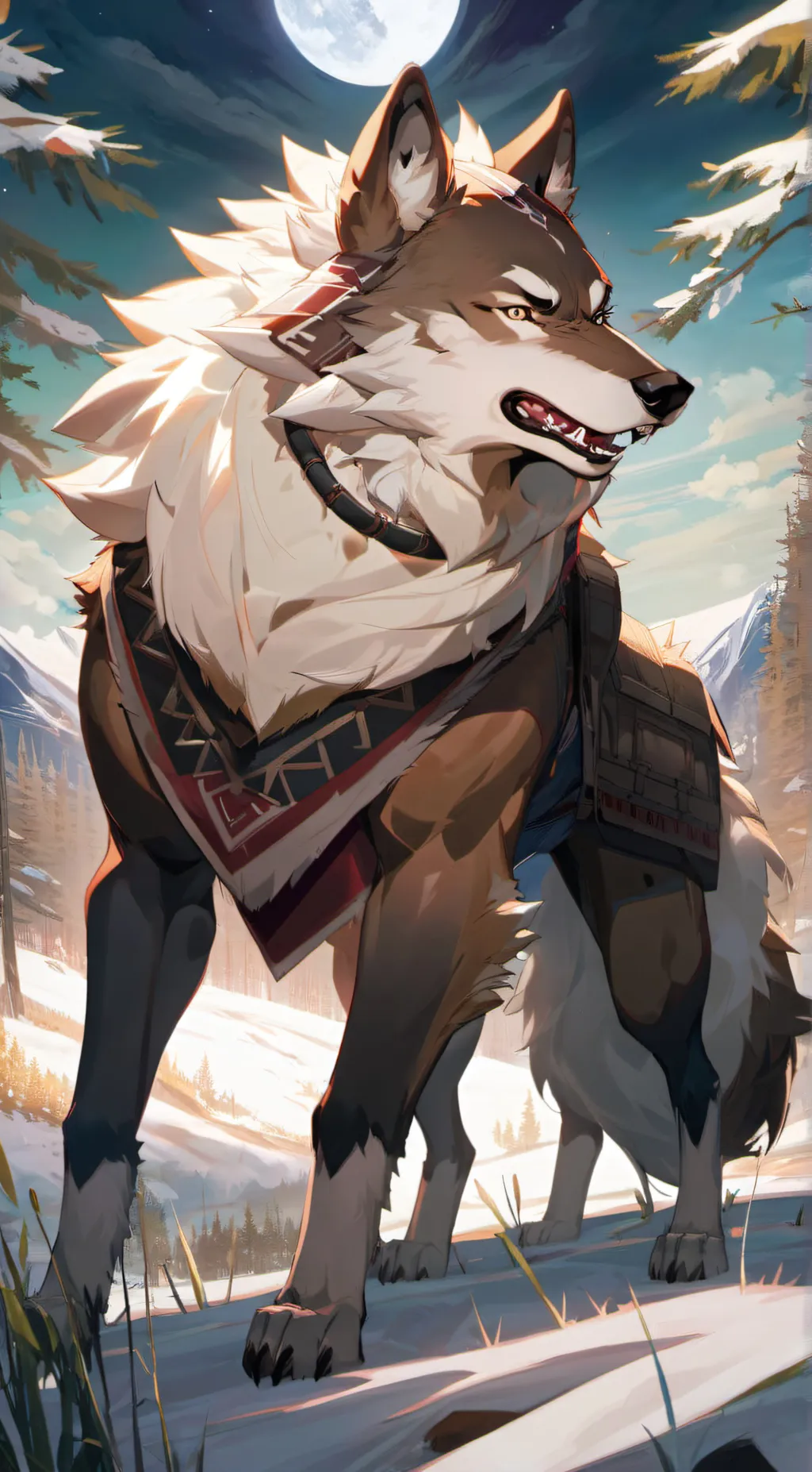 ai character: Glade background