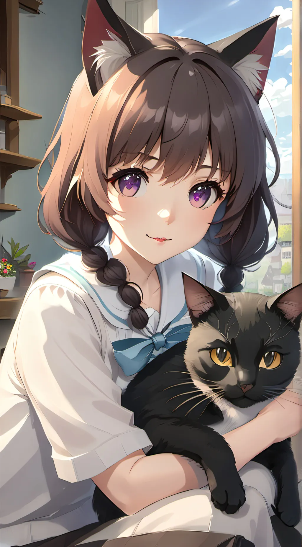 ai character: Midnight  background