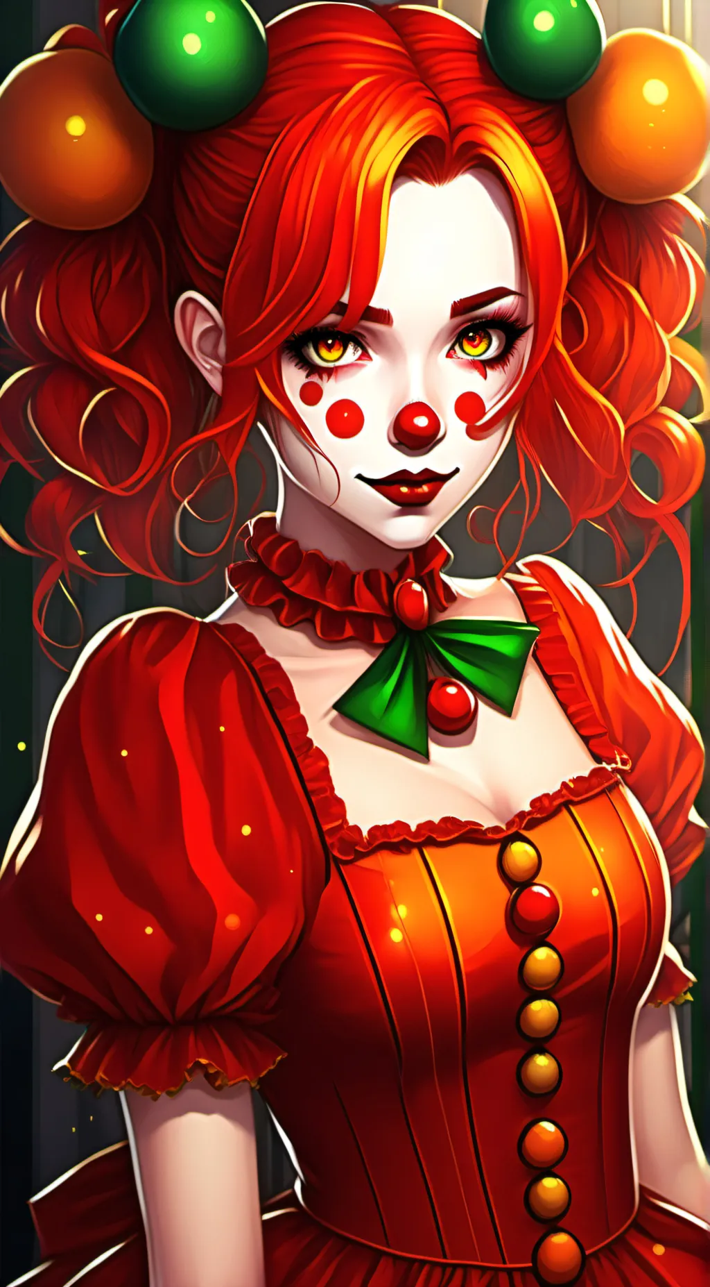 ai character: Circus baby background