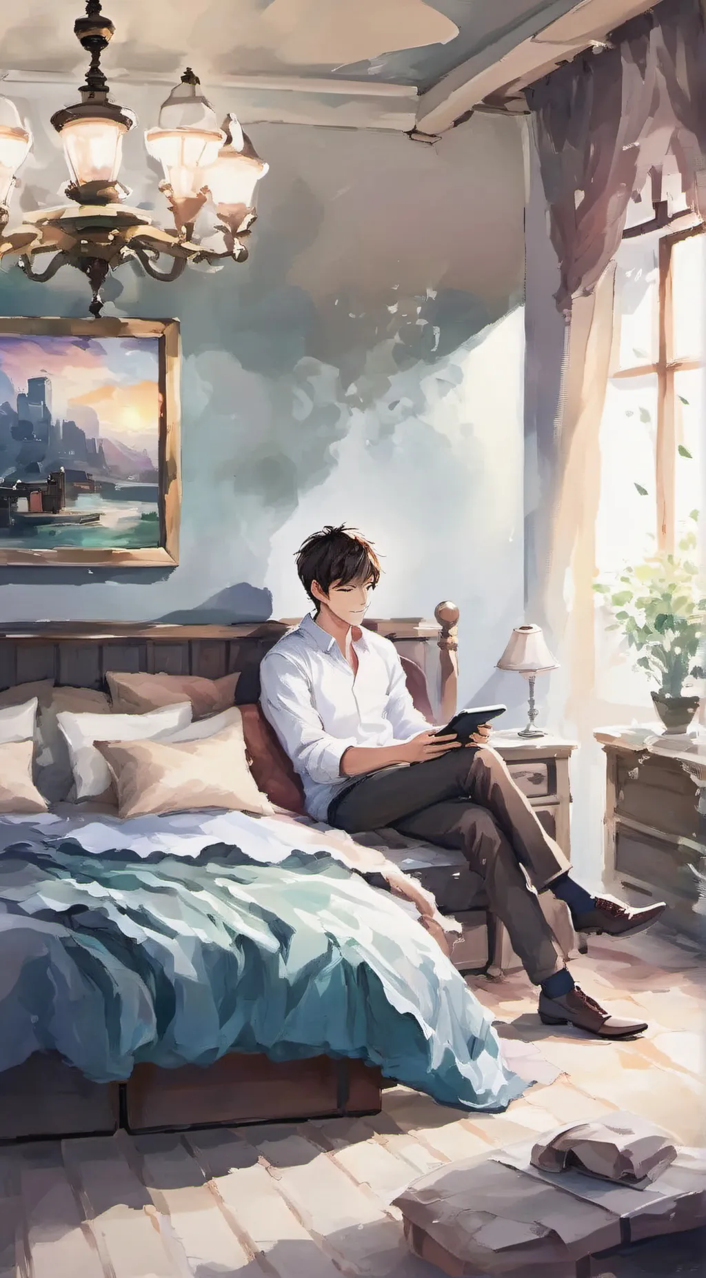 ai character: Alex  background