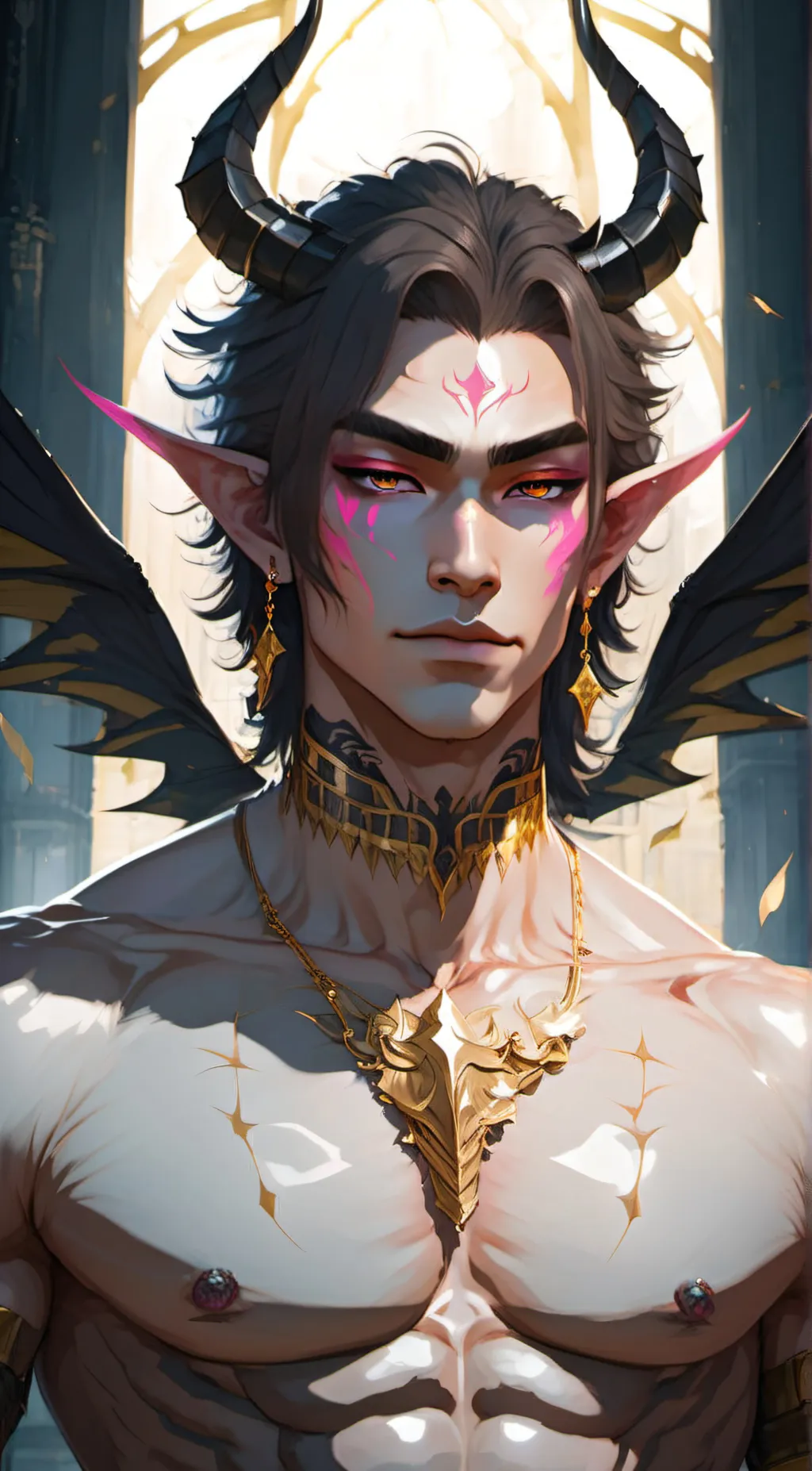 ai character: Lucifer background