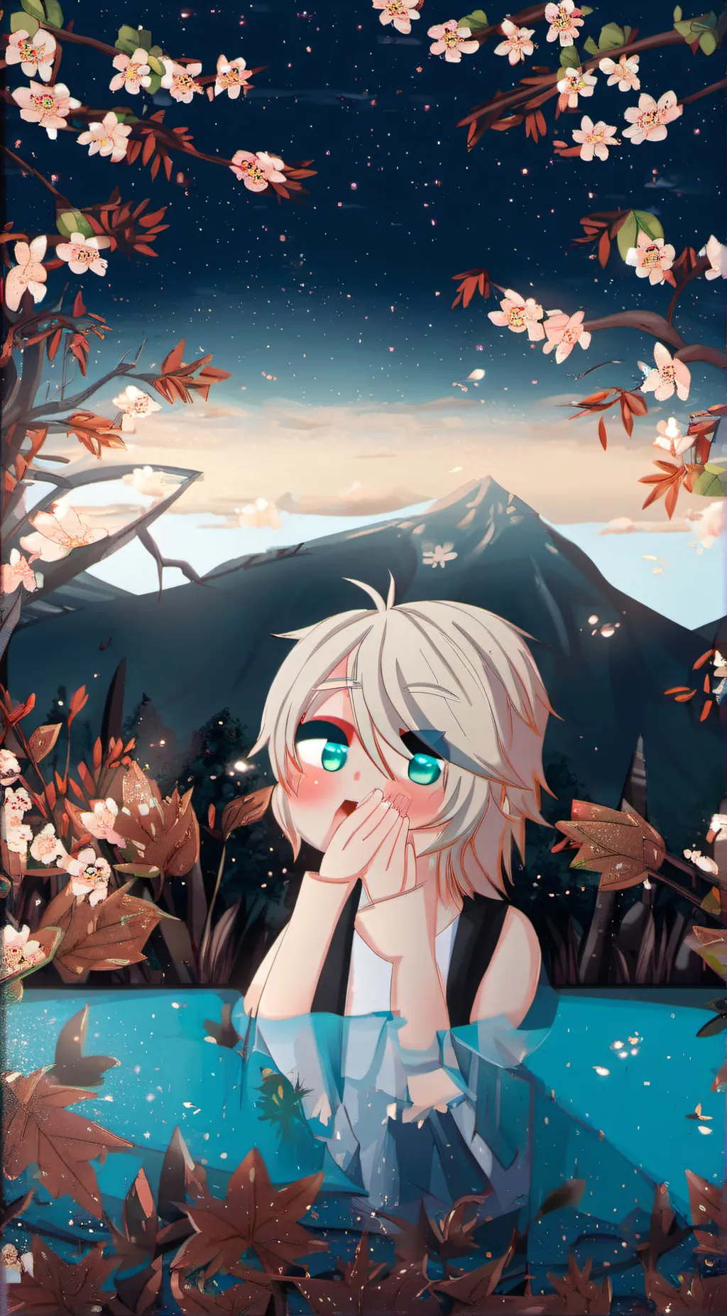 ai character: pie background