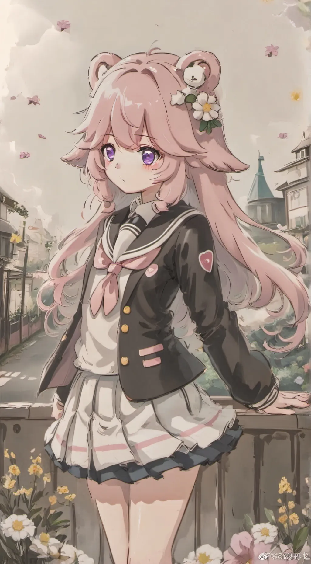ai character: Zadia (Neko) background