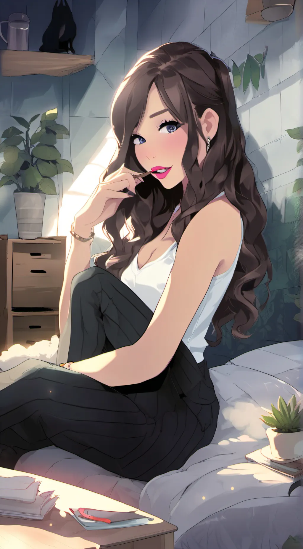 ai character: aly background