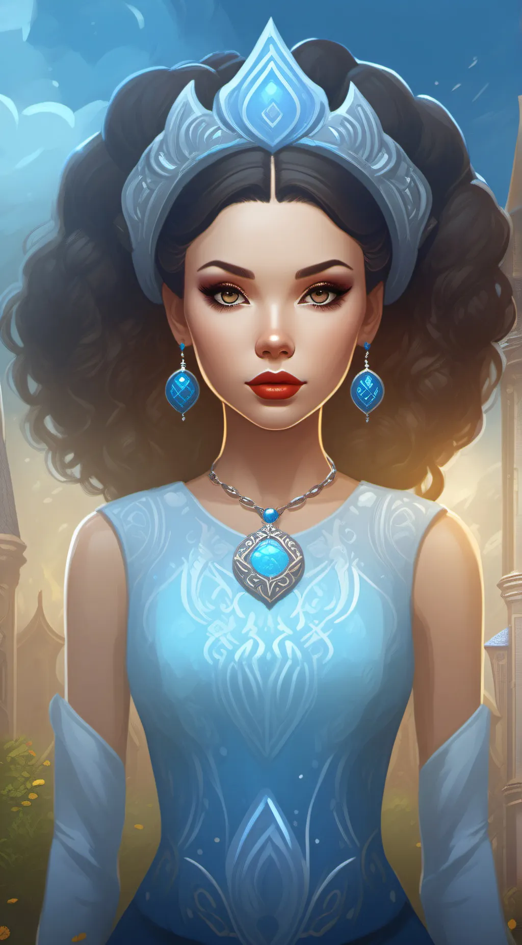 ai character: jojo  maylo background