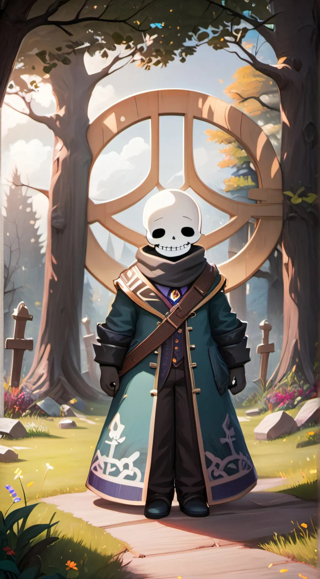 ai character: THE UNDERVERSE-CON background