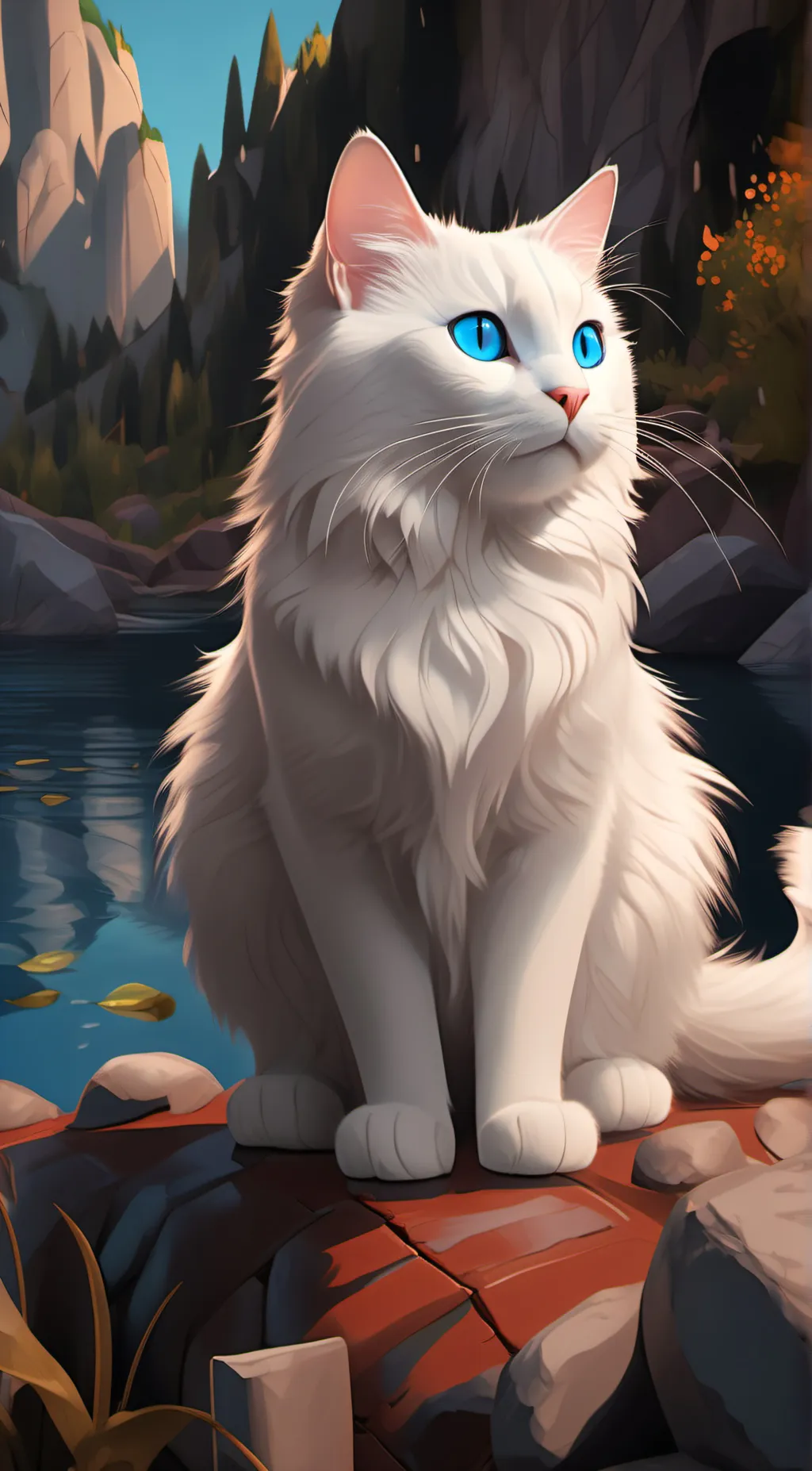 ai character: 🧊Ice’wing🧊 background