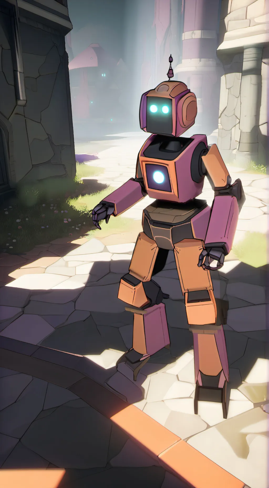 ai character: rare wubbox  background