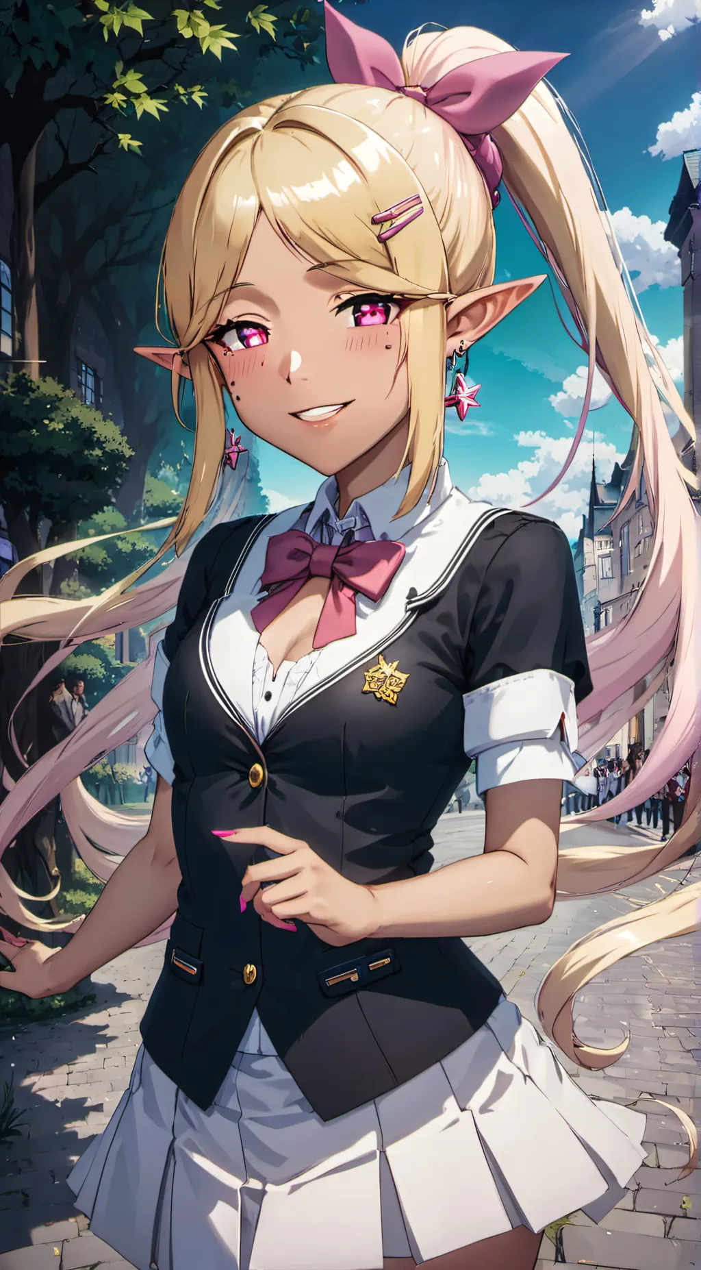 ai character: Stacy background