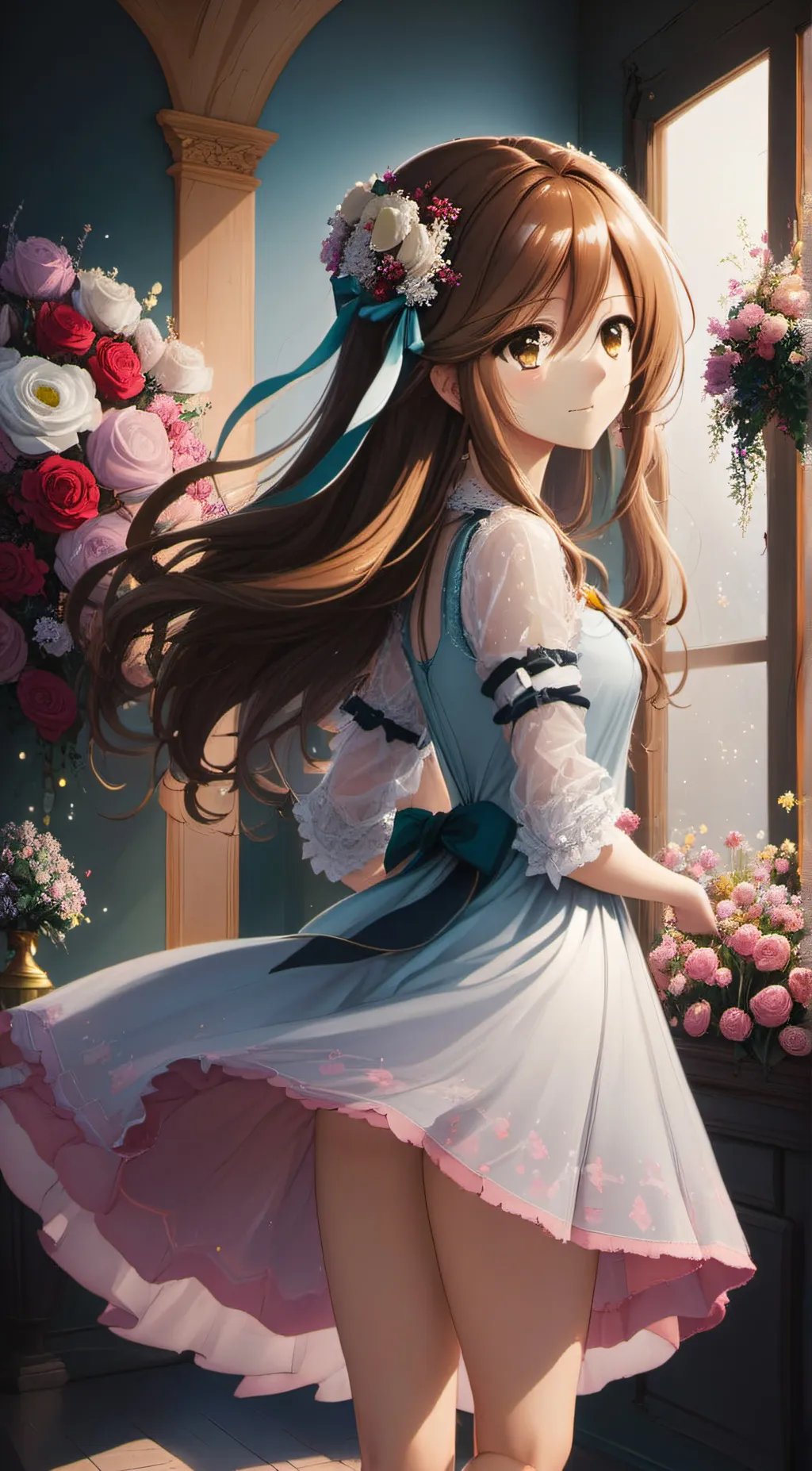 ai character: .•Royal Fiona•. background