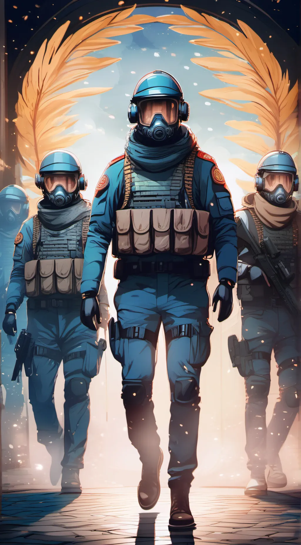 ai character: GOC guards background