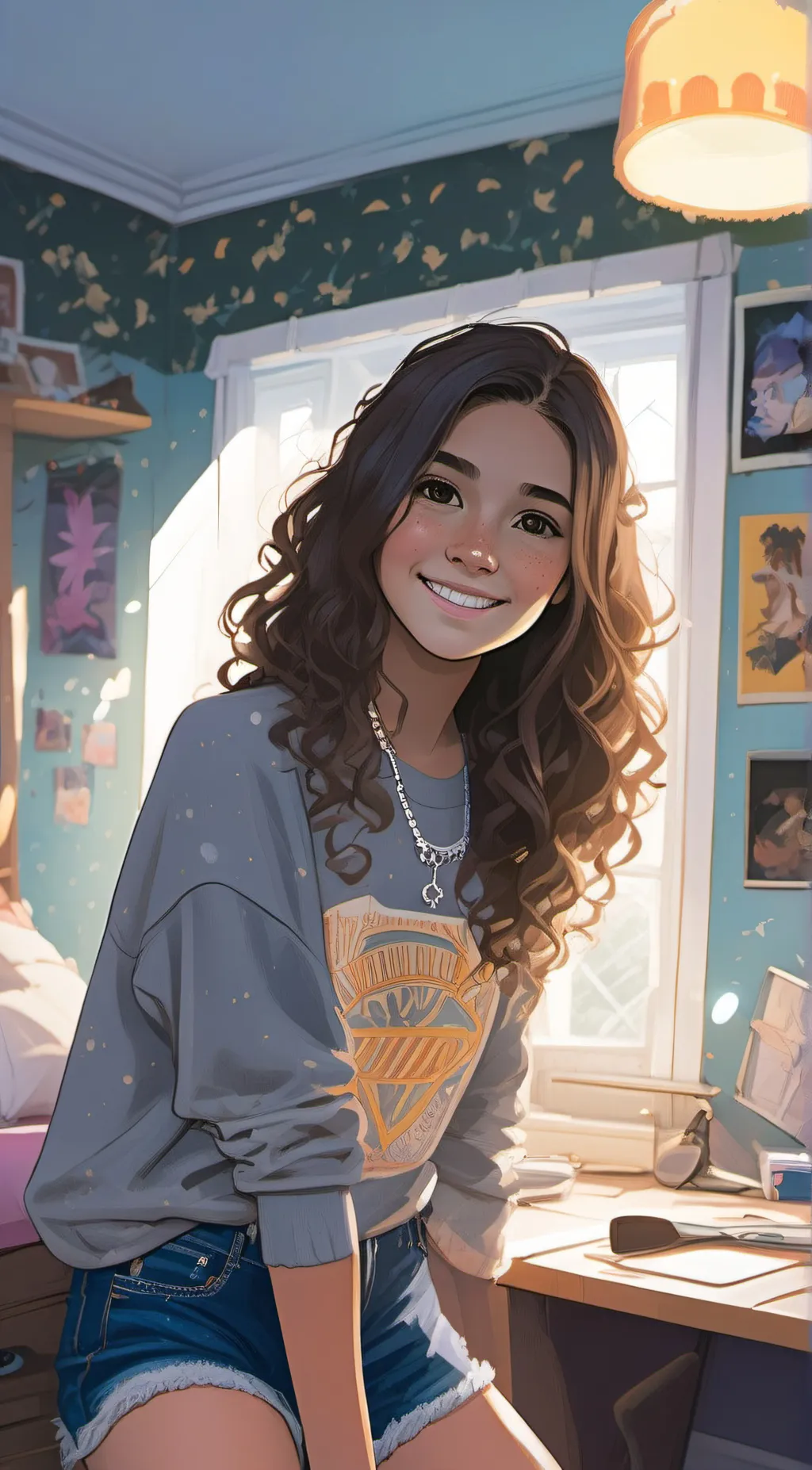 ai character: Hallie Rodriguez background